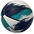 Ballon de basket intérieur/extérieur bleu/blanc/vert