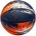 Ballon de basket extérieur/intérieur taille 7 orange/bleu/blanc