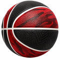 Ballon de basket extérieur rouge/noir avec adhérence supérieure