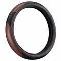 Housse de Volant Antidérapante Bicolore Noir et Marron 37-38cm