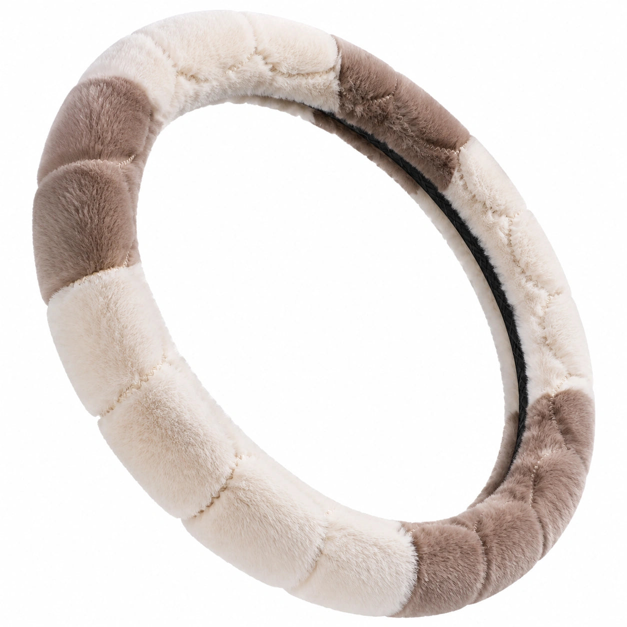 Housse de Volant Antidérapante Bleu/Beige 37-38 cm