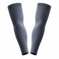 Manchettes de compression sport unisexes rouges UPF 50+
