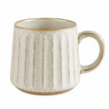 Tasse striée verte en céramique 350ml