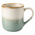 Tasse en céramique beige effet dégradé