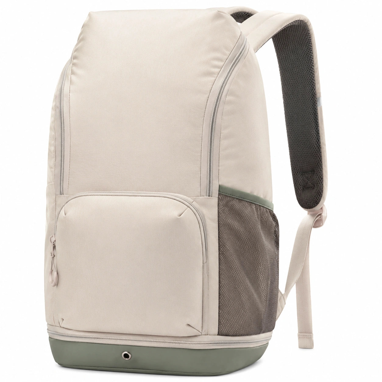 Sac à dos ordinateur 20L crème beige imperméable