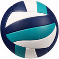Ballon de volley bleu, blanc et vert pour intérieur et extérieur