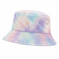 Chapeau Bob Tie-Dye Pastel Multicolore