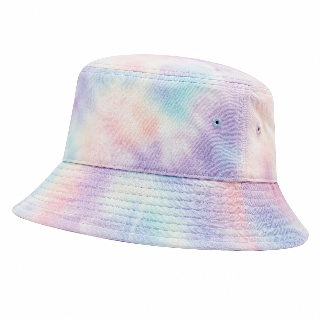 Chapeau Bob Tie-Dye Pastel Multicolore