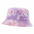 Chapeau bob tie-dye violet et rose