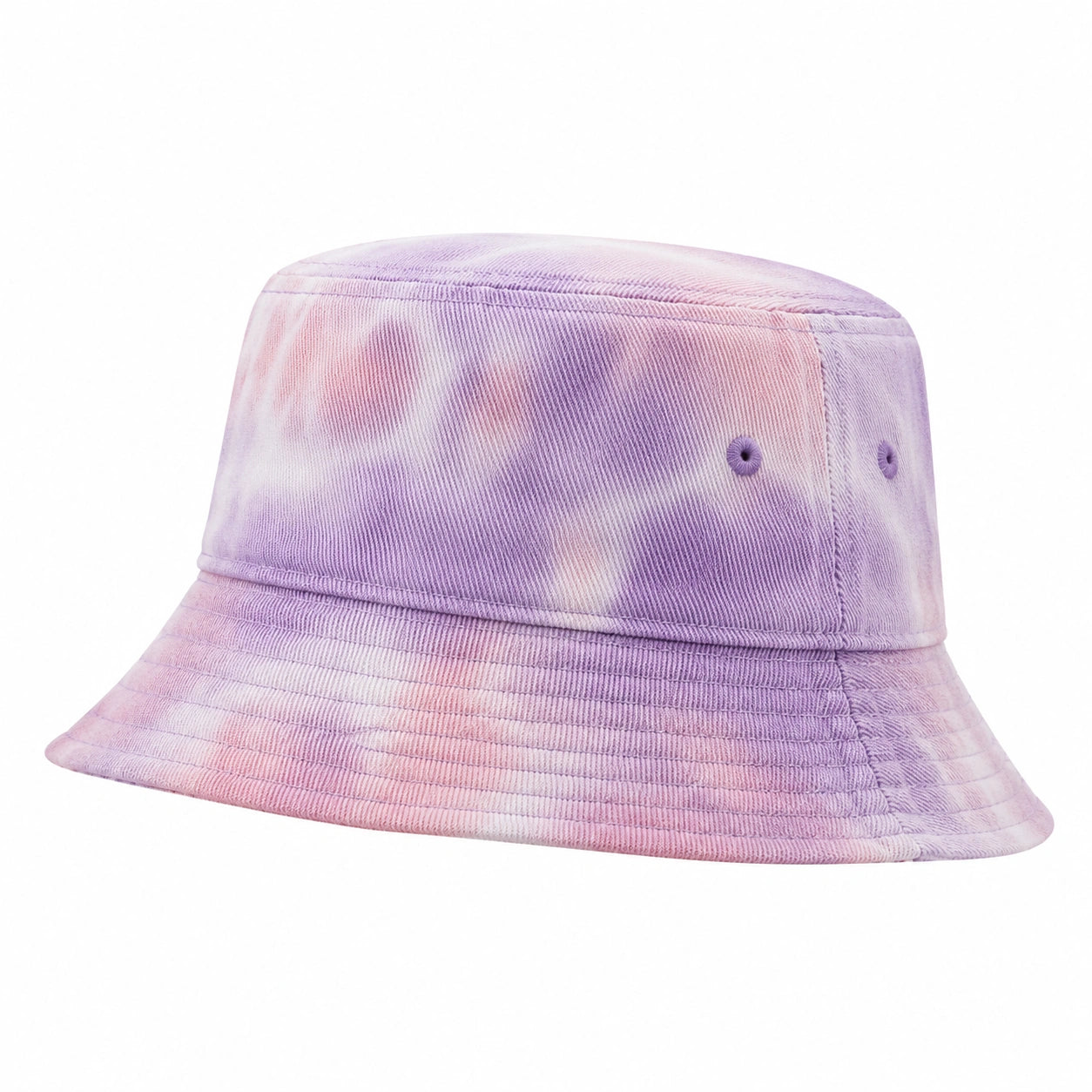 Chapeau bob tie-dye violet et rose