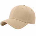 Casquette de baseball beige unisexe ajustable