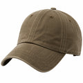 Casquette de baseball unisexe kaki ajustable