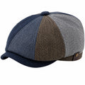 Casquette Gavroche Multicolore Chevrons Élégante