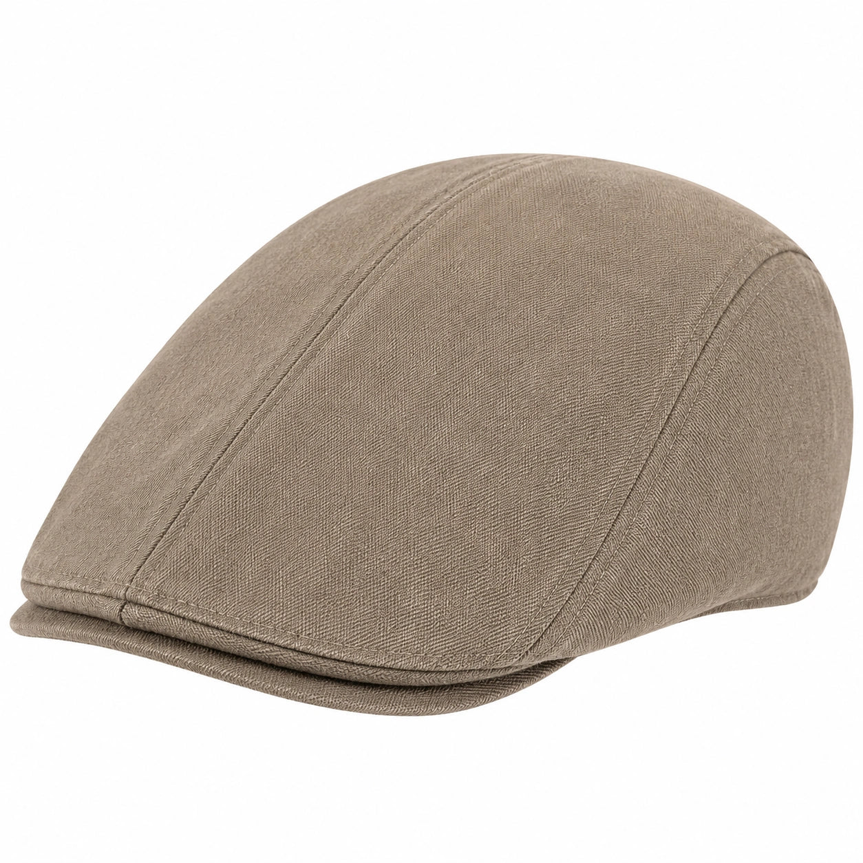 Casquette Plate Chevrons Marron